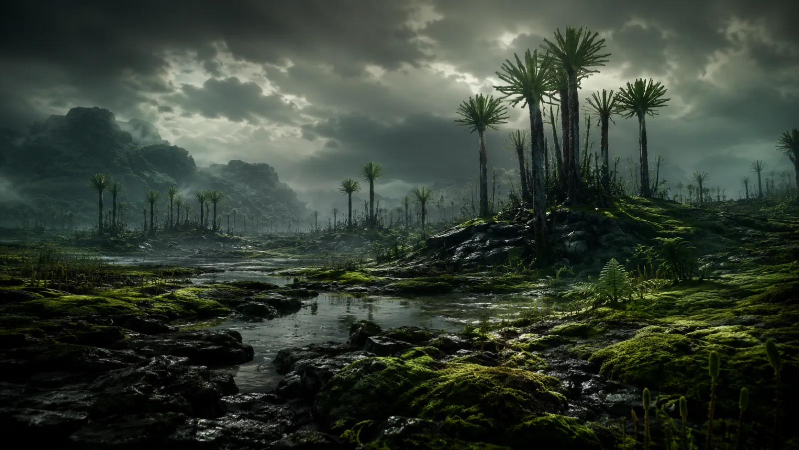 Plants take the land
